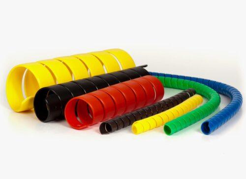 Защита пластиковая 125 мм синяя ( уп. 10 м.п. )