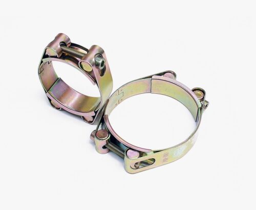 Хомут усиленный двухболтовый 030-40/20 W2 нерж