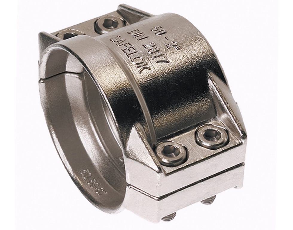 Предохранительный хомут (DIN 2817) - 1 1/2" (38х6,5 мм) AISI 316