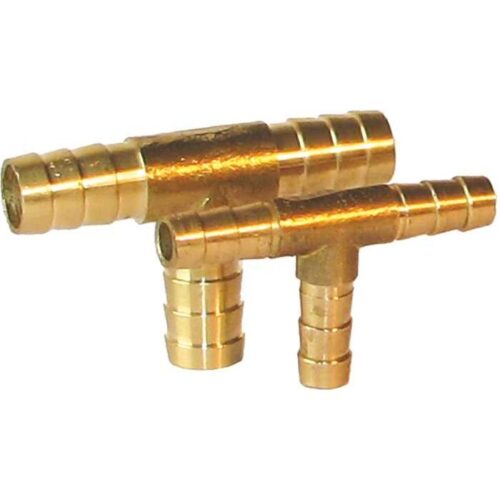 Соединение для шланга Т-образное латунь 4 мм