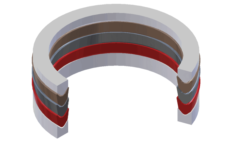 Кольцо опорное КО 75*90 ГОСТ 22707-77 полиуретан