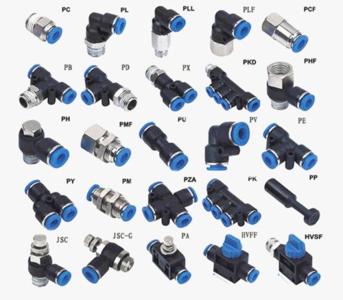 Пневмофитинг разборный латунный KI 4 УРТ