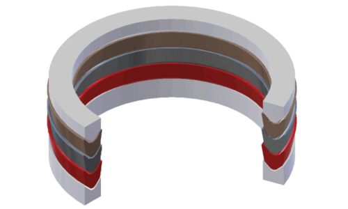 Манжета шевронная М 15*25 ГОСТ 22704-77 полиуретан